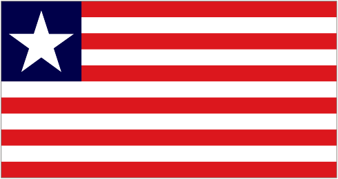 Liberia - Flag - J W Plant